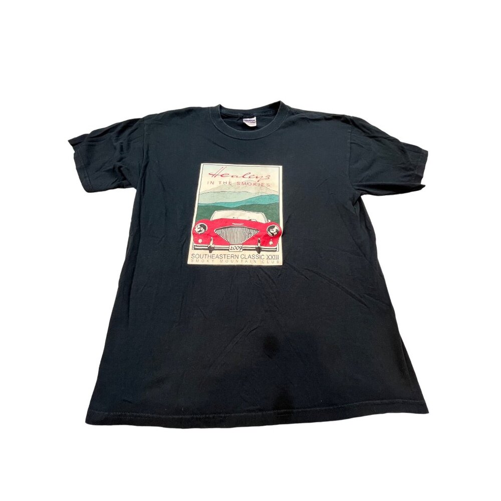 Healeys In The Smokies 2009 T-Shirt Mens Large Black Gildan Heavy Cotton Classic